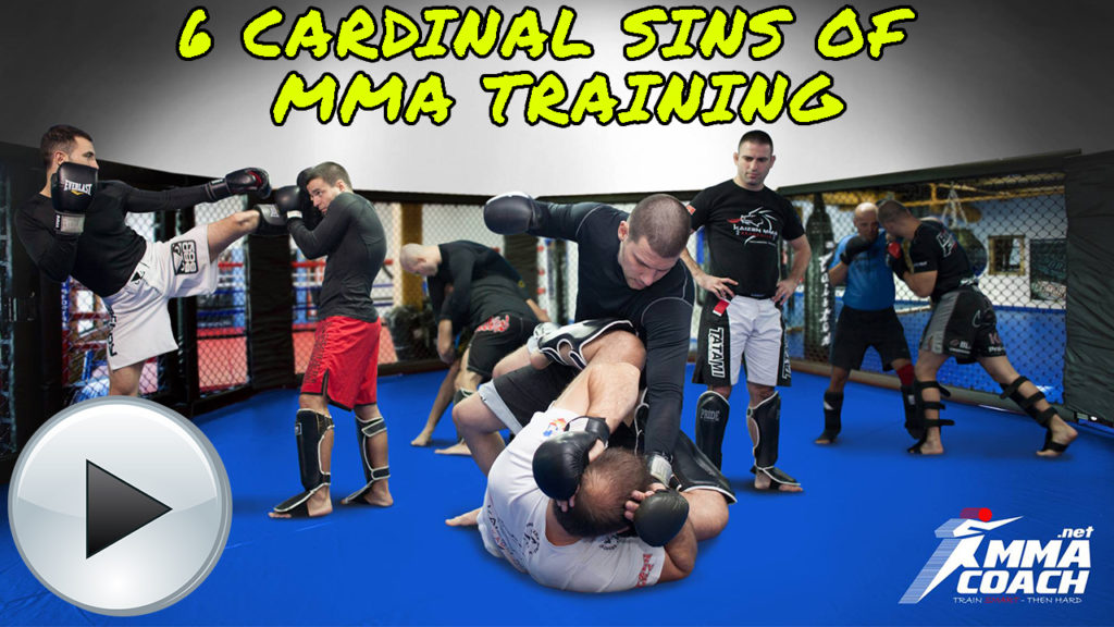 6 Cardinal Sins Of MMA Training - play button