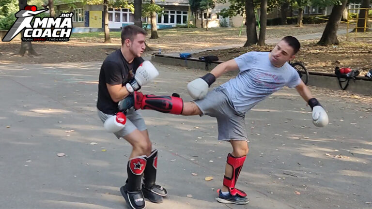 Sparring the Balkan MMA champion
