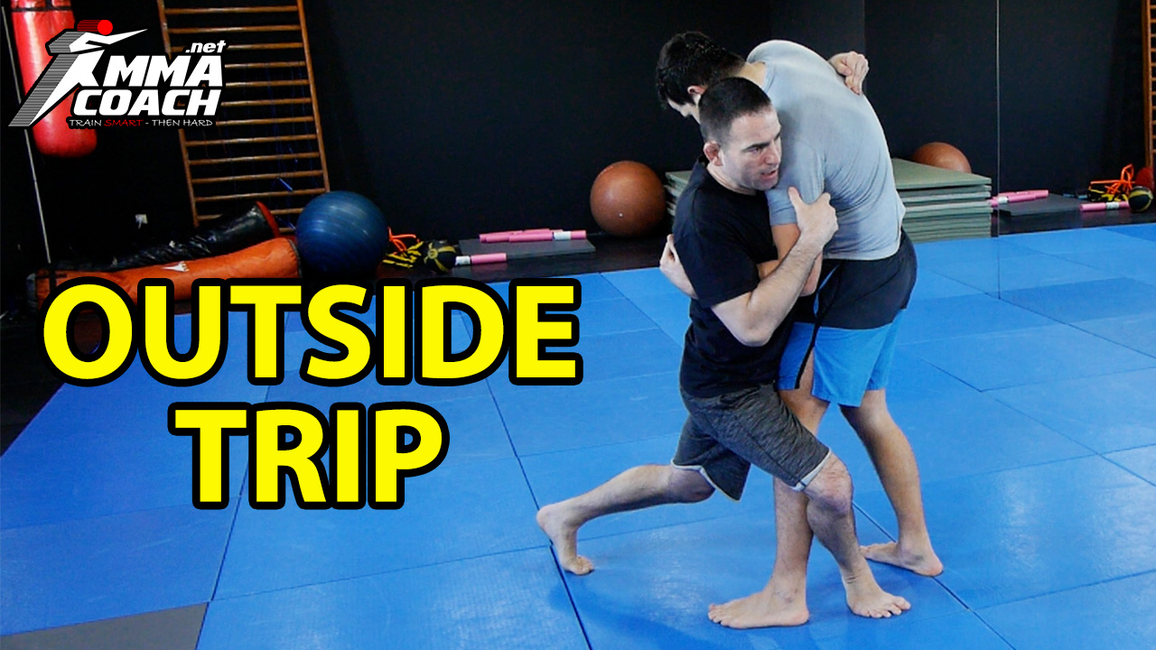 An easy takedown for MMA - outside trip